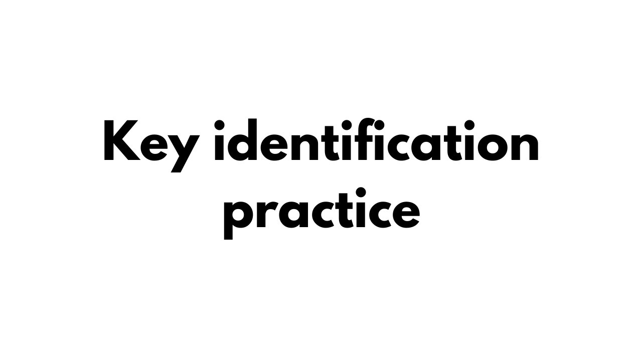 Key identification practice | Ms. Piano Teacher
