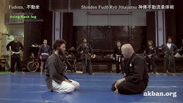 Ninja sitting techniques in modern life, applied Fudoza - Ninjutsu training AKBAN
