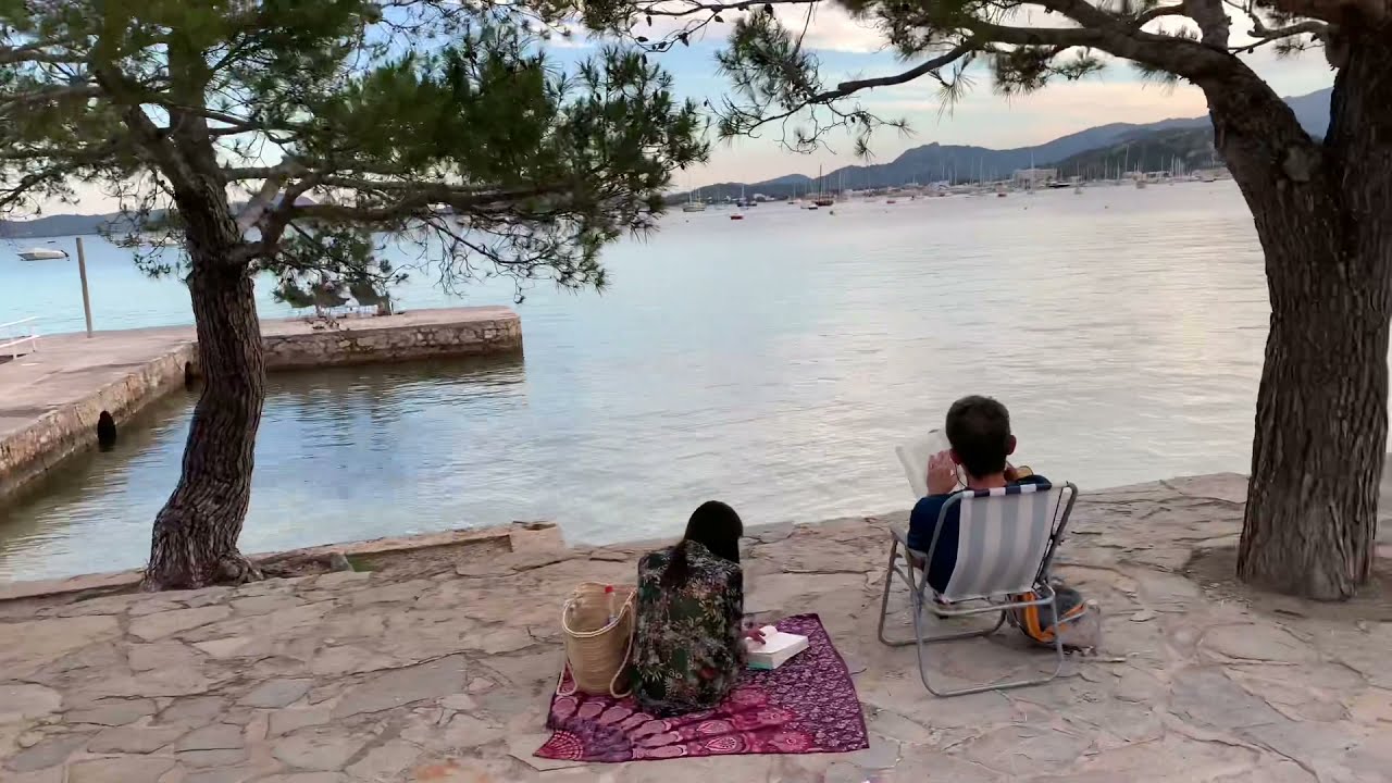 THE PINE WALK Puerto De POLLENSA - 🏖 4K walking along the beautiful path and beach - (part 2)