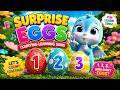 Surprise Eggs Song | Fun Counting &amp; Learning Kids Song with Colorful Egg Surprises