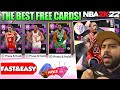 FREE GALAXY OPAL AND FREE PINK DIAMOND PACKS! WE GOT THE BEST FREE CARDS IN NBA 2K22 MYTEAM