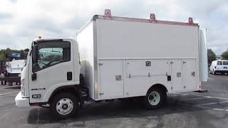 Walkaround Of A 2019 Isuzu Npr With A 12 Ft Spartan Enclosed Utility Body
