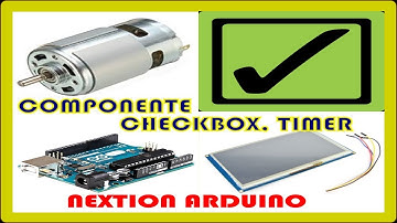 Nextion Arduino| COMPONENTE CHECKBOX,TIMER #9