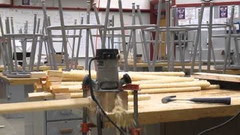 Making wooden dowels