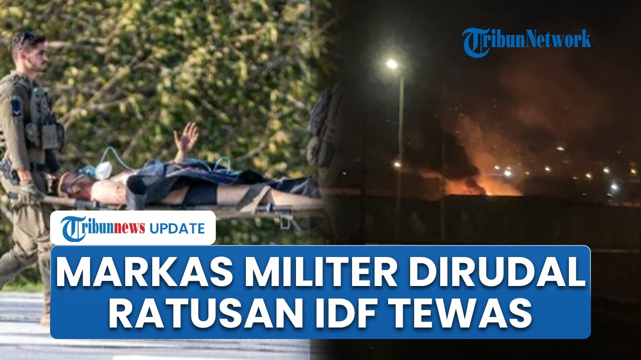 Detik-detik Markas Militer hingga Kemenhan Israel Diledakkan Rudal-Drone Iran, Ratusan Tentara Tewas