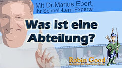 Was ist eine Abteilung?