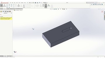 Using the Slot Tool in SolidWorks