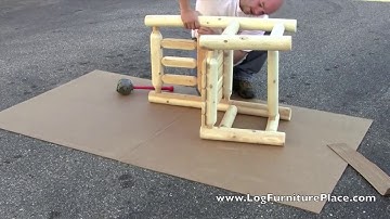 Cedar Looks by Rustic Natural Cedar Log Dining Chair | Log Side Chair