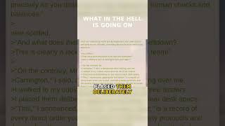 WHAT IN THE HELL IS GOING ON | Greentext Story