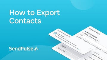 How to export contacts from CRM