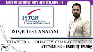 ISTQB Test Analyst v4.0 | Tutorial 32 | Usability Testing | Accessibility Testing  #tmsquare #istqb