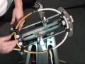 Schläger aufspannen auf Stringway Aufspannkorb