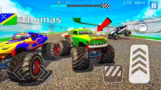 Monster Truck Mega Ramp Extreme Racing | Impossible GT Car Stunts Driving | Gadi Game | Android Game screenshot 5