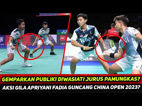 Gemparkan Publik! Diwasiati jurus pamungkas, aksi gila Apriyani Fadia Guncang China Open 2023?