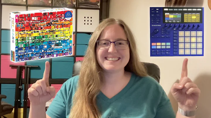 "Rainbow Toy Cars" jigsaw puzzle time-lapse with Maschine Mk3 beat making