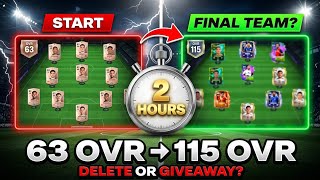 I Had 2 HOURS to Reach 115 OVR… or Delete the Account