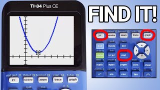 Information Equation for a Parabola When Given 3 Points Then Graph It TI 84 Plus CE Update