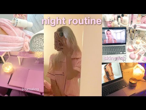 My Night Routine 🧘🏼‍♀️☃️ | Self Care, Journaling, Gua Sha Tutorial & Pilates