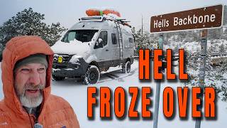 Did Hell Freeze Over We Got Snowed In on Hell's Backbone, Utah