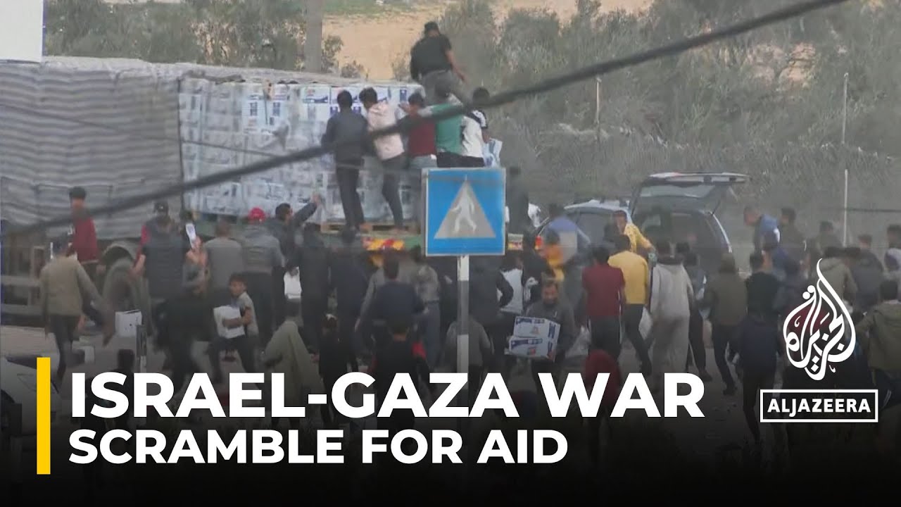 معبر رفح: الفلسطينيون يهرعون للحصول على مساعدات إغاثية