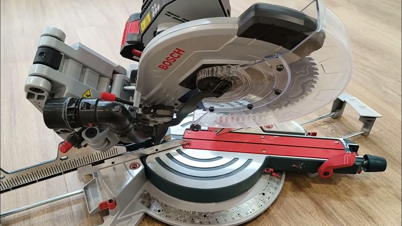 Моя торцовка ,Bosch GCM 18V-305 GDC. - YouTube