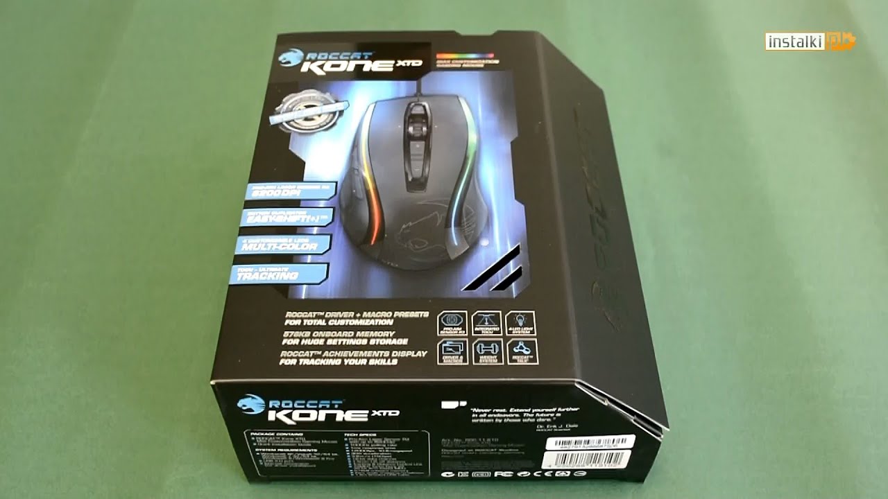 Roccat Kone Xtd Unboxing Youtube