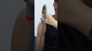 Laser Physiotherapy Treatment For  Frozen Shoulder               Laser Application On Athletes Also