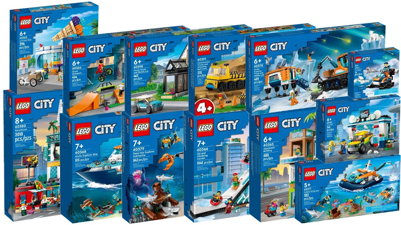 All LEGO City sets Summer 2023 Compilation/Collection Speed Build