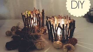 Diy: Wood Candle Holders