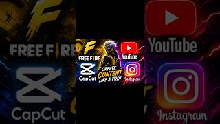 Four Popular Apps In One Frame #freefire #youtube #capcut #instagram #newtrend