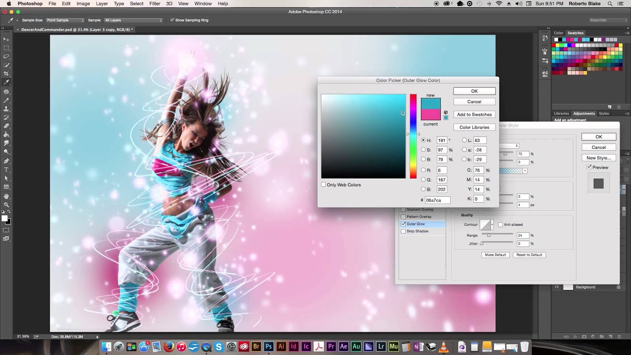 Dancer Photo Manipulation Speed Art CC 2014 YouTube