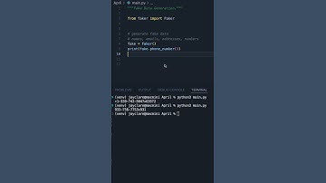 Python 3 | Fake Data Galore with the Faker Module! #python3 #coding #programming