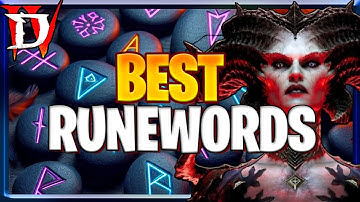 Diablo 4 Best RuneWords (Runes) Vessel of Hatred / Season 6 Diablo 4 Guide All Classes (From PTR)