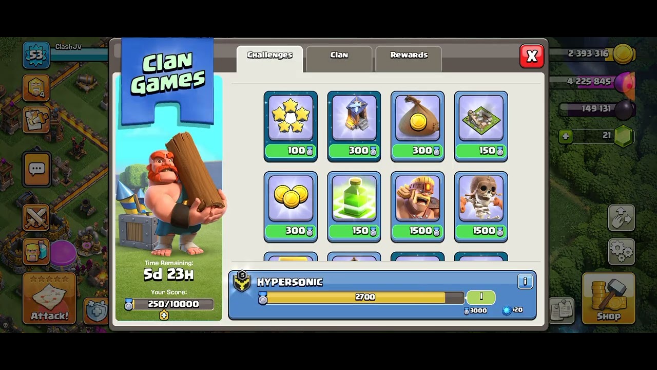 Yes we are doing the clan games