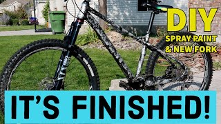 DIY Bike Paint part 2 | Installing the ZTZ Air Fork