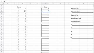 How to use a paired preference assessment