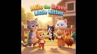 🐱 Milo the Brave Little Kitten | A Story of Courage & Kindness for Kids