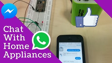 Control Electrical Appliances using Facebook messenger.