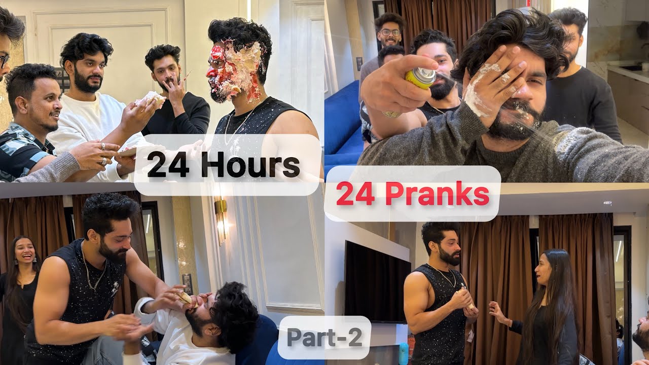 24 Hours 24 Prank Main Abresh Gussa Hogaya 😨Part-2 | Fokats | Abresh & Zeeshan