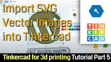 Tinkercad for 3d printing tutorial Part 5: Importing, Extruding SVG Images in Your 3D CAD Designs