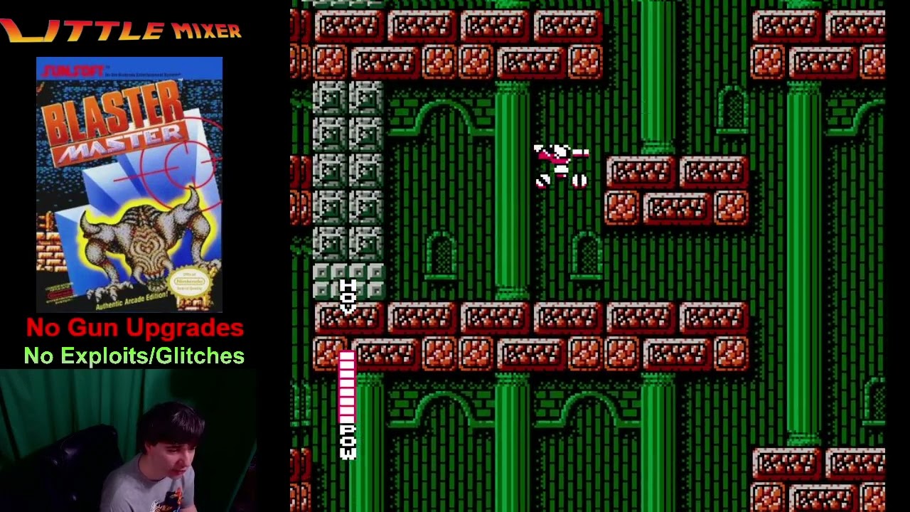 Blaster Master - No Gun Upgrades/No Pause Grenade trick/No Exploits - NES