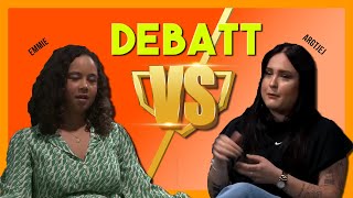 ARGTJEJ vs Emmie (Riks) -  Invandring, Paludan osv. hos @reallokal7686 | Debatt - Gullers reagerar