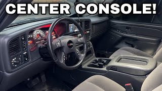 CENTER CONSOLE SWAP ON MY SILVERADO Z71 SINGLE CAB!