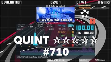 WAY - Mr.T.(take me higher) DDR 5th Mix - QUINT ☆☆☆☆☆ #710 (100.00 EX)