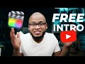 How to Make Your Own Youtube Intro in Final Cut Pro || FREE Preset Download