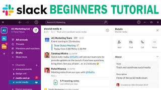 Easy Tutorial For Beginners | How To Use Slack (2023) Easy Tutorial For Beginners | How To Use Slack (2023)
