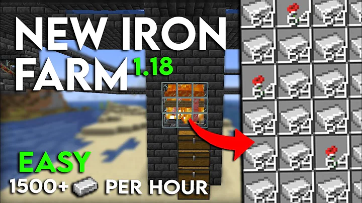 NEW Minecraft 1.19 IRON FARM TUTORIAL | 1500+ Iron...