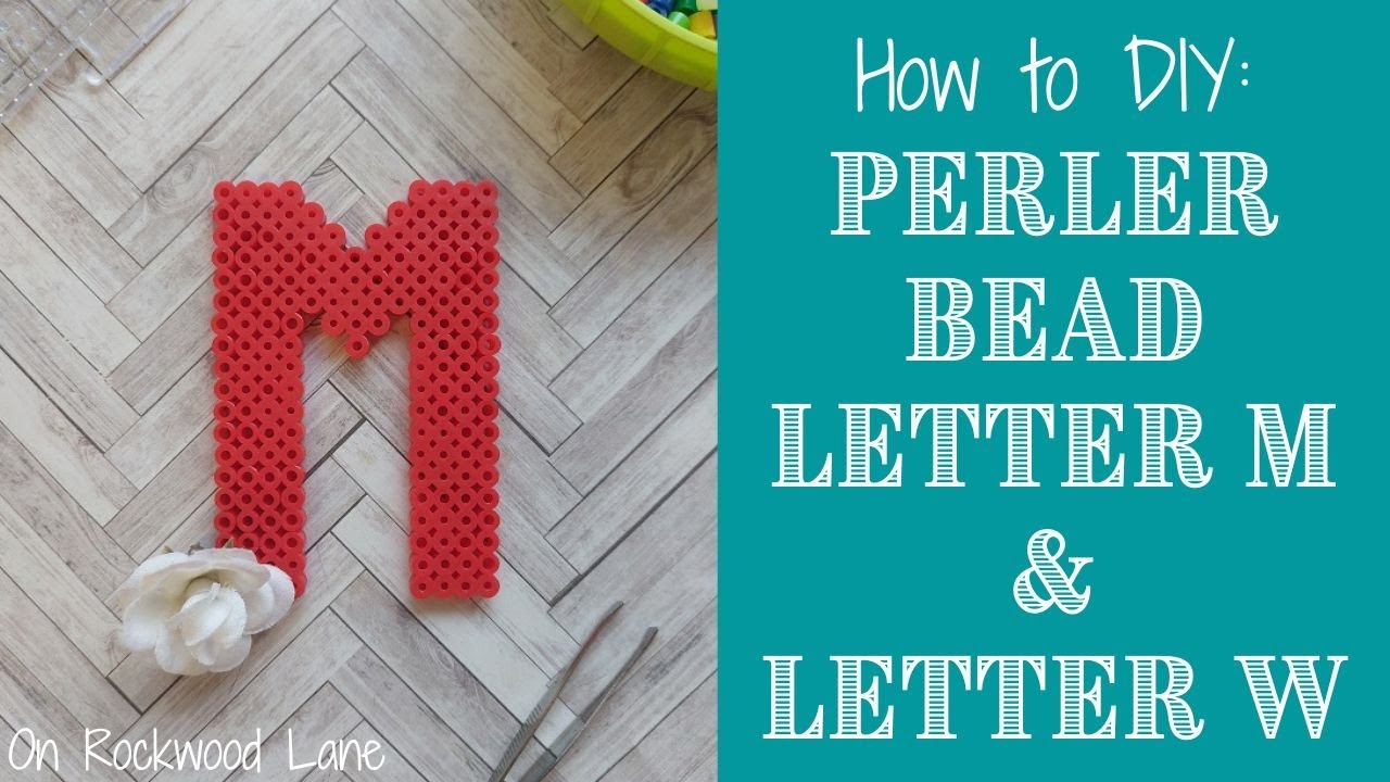 8 Perler Bead Letters Patterns Free - DIY Crafts