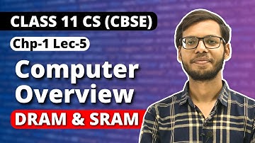 Chapter 1 Computer Overview | DRAM & SRAM | Class 11 Computer Science 2023-24|