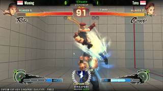 SSF4AE Wuming vs Tetra - CAPCOM-Cup Asia SINGAPORE Qualifiers